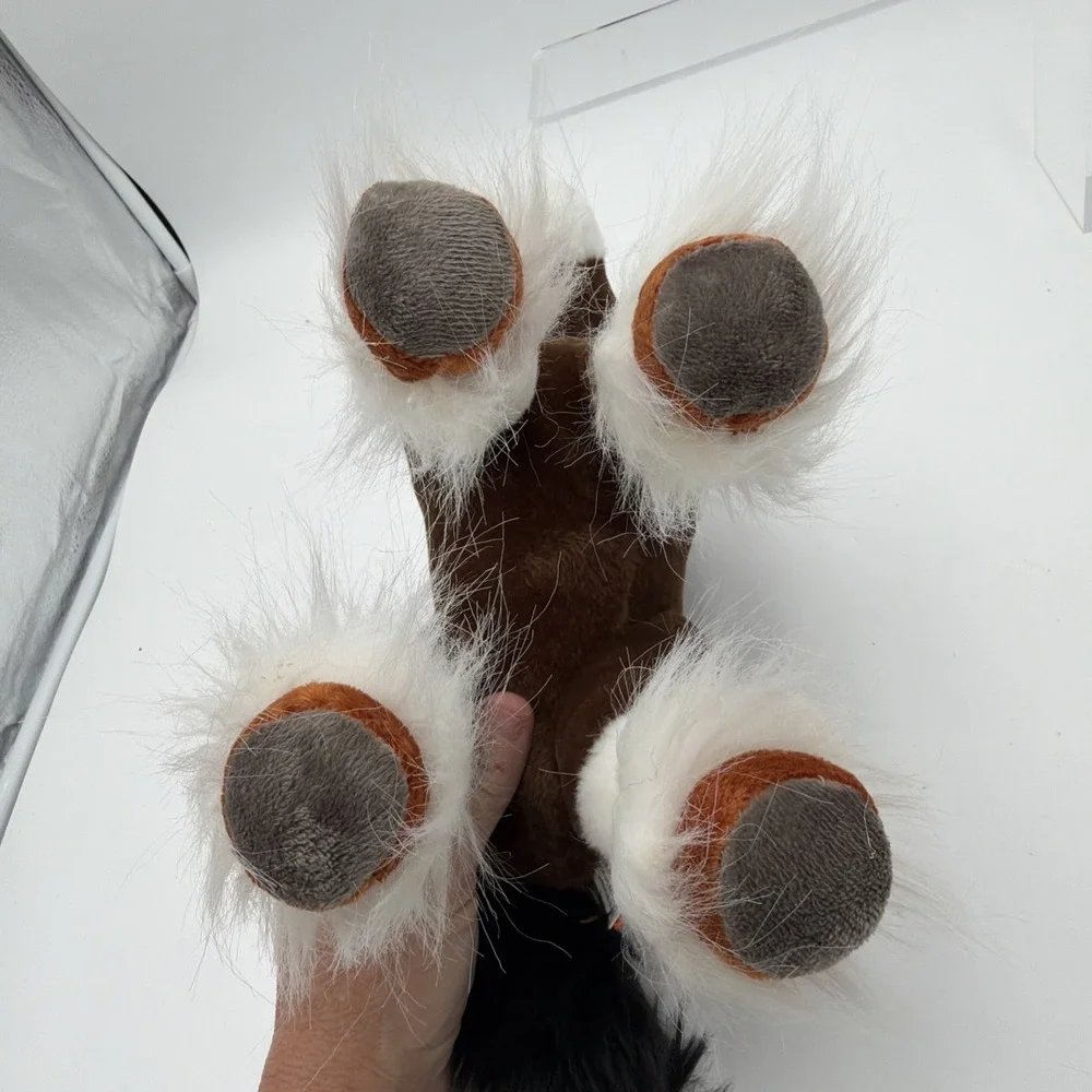 Wild Republic Clydesdale Horse Plush Stuffed‎ Animal Brown White With Black Mane